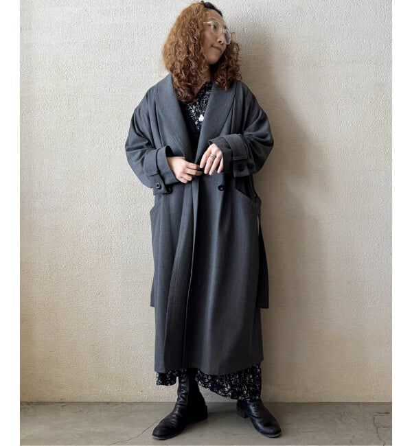 journal standard luxe「Robe likeコート」|その他|グレーA