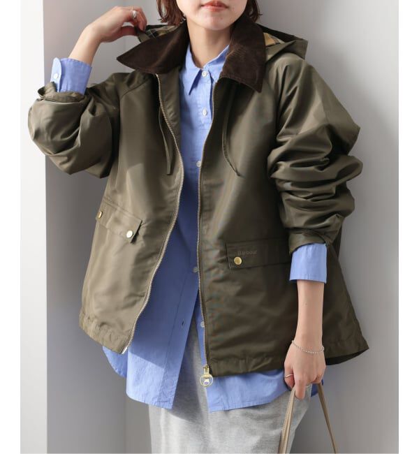 JOURNAL STANDARD relume「《予約》［26SS新作］別注【Barbour/バブアー】modified short jacket：ブルゾン」|その他|カーキ