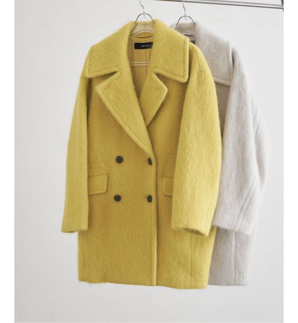 JOURNAL STANDARD「ビッグカラーシャギーコート」|その他|イエロー