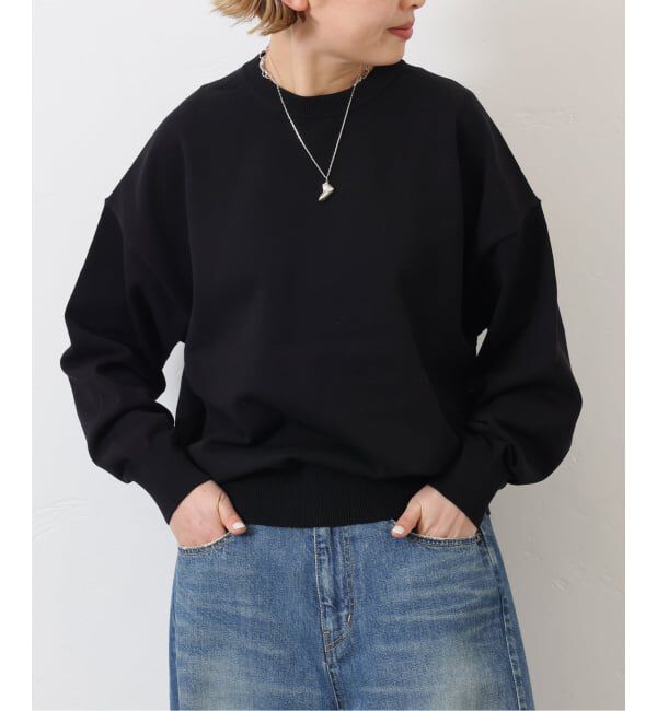 journal standard luxe「ハイツイストテンジク クルーネックプルオーバー」|ニット・セーター|ブラック
