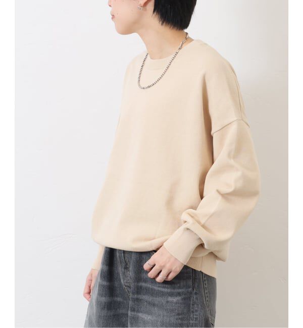 journal standard luxe「ハイツイストテンジク クルーネックプルオーバー」|ニット・セーター|ナチュラル