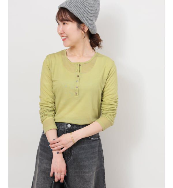 JOURNAL STANDARD relume「ウールミックスヘンリープルオーバー」|Tシャツ・カットソー|グリーン B