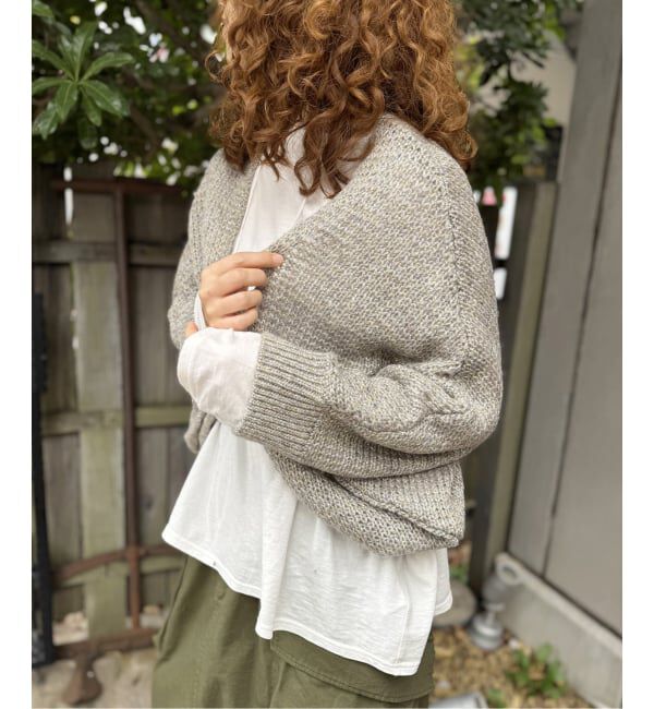 journal standard luxe「ラメMIXメッシュカーディガン」|カーディガン|