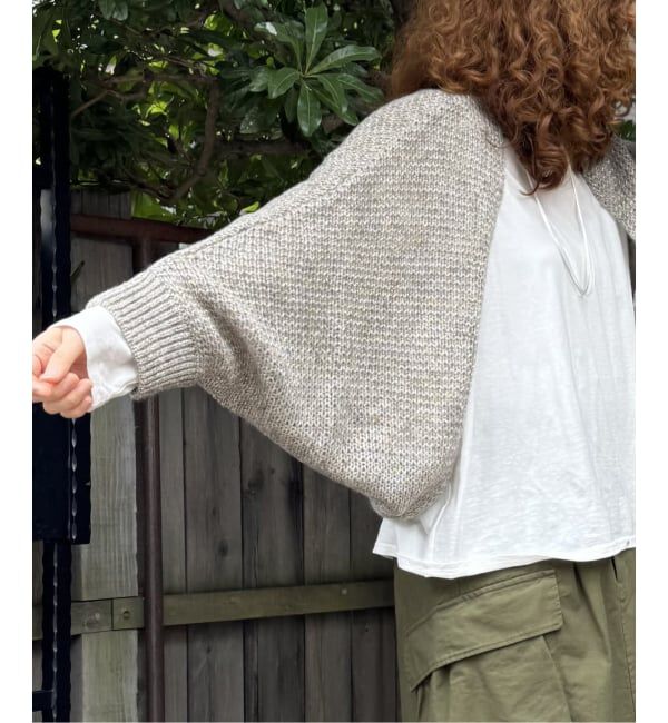 journal standard luxe「ラメMIXメッシュカーディガン」|カーディガン|