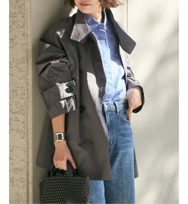 journal standard L'essage「NALYAスタンドショートコート」|その他|グレーA