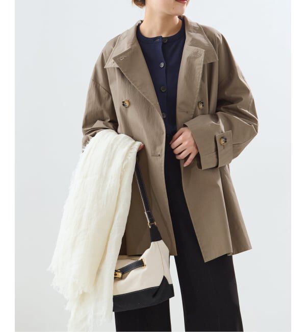 journal standard L'essage「NALYAスタンドショートコート」|その他|カーキ