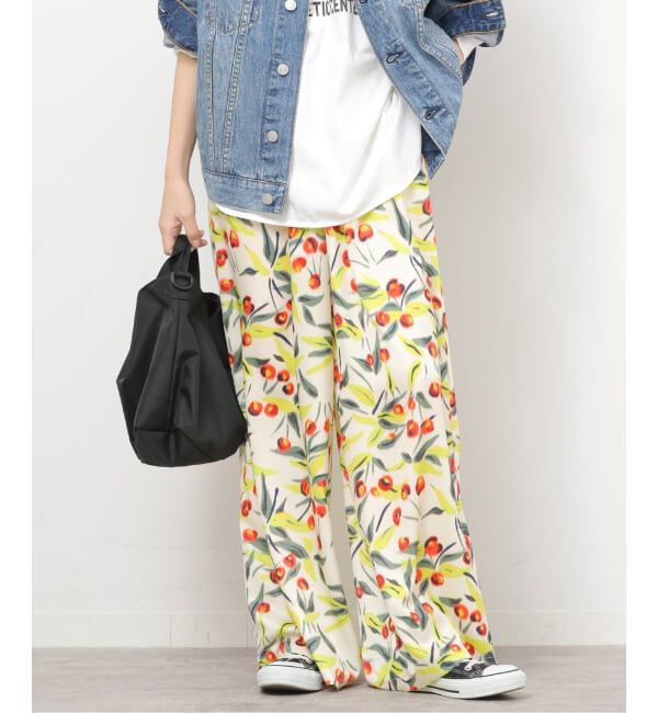 JOURNAL STANDARD relume「《予約》ボカシフラワーヴィンテージイージーパンツ」|その他|ナチュラル