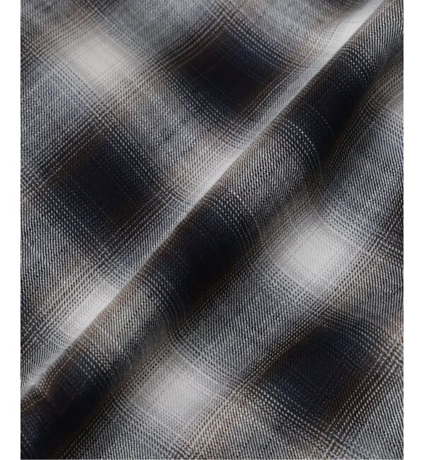 JOURNAL STANDARD relume「《予約》レーヨン アンカット フリンジ チェックシャツ」|シャツ・ブラウス|