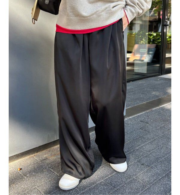 FRAMeWORK「≪追加≫サテンストレッチイージーパンツ2」|その他|