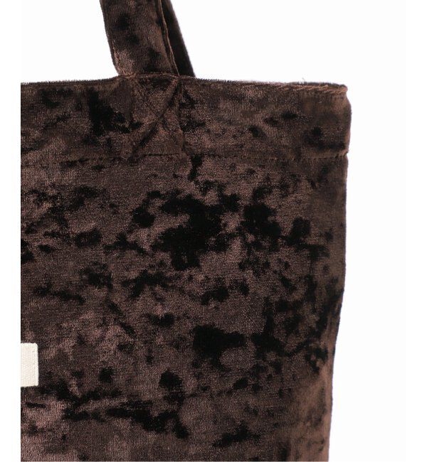 Spick and Span「Uhr/ウーア 別注Velour Tote」|トートバッグ|