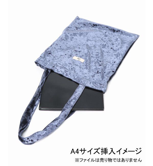 Spick and Span「Uhr/ウーア 別注Velour Tote」|トートバッグ|