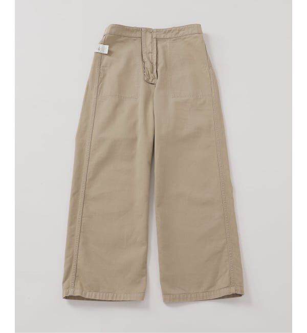 FRAMeWORK「≪一部カラーWEB限定≫ミリタリースラブバックサテンベイカーパンツ」|カーゴ|