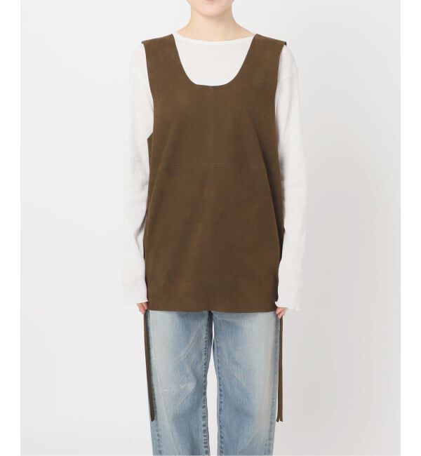 FRAMeWORK「フェイクスエードオーバータンク」|シャツ・ブラウス|