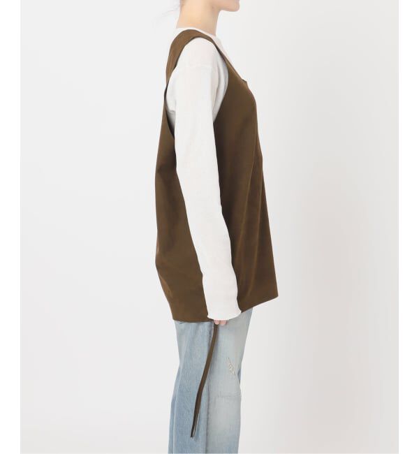 FRAMeWORK「フェイクスエードオーバータンク」|シャツ・ブラウス|