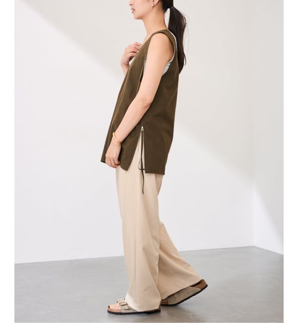 FRAMeWORK「フェイクスエードオーバータンク」|シャツ・ブラウス|