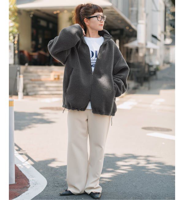 Spick and Span「《WEB限定カラー有り》リバーシブルボアブルゾン」|その他|