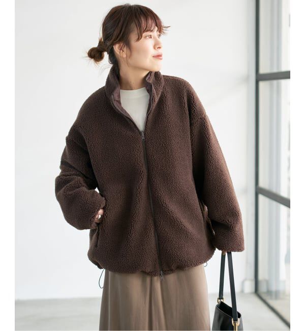 Spick and Span「《WEB限定カラー有り》リバーシブルボアブルゾン」|その他|