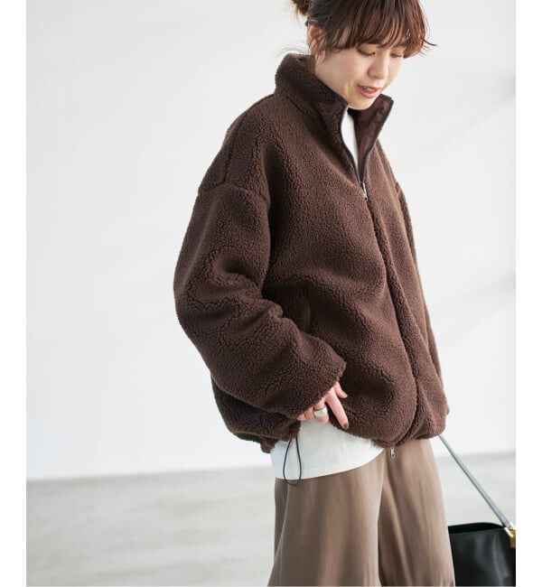 Spick and Span「《WEB限定カラー有り》リバーシブルボアブルゾン」|その他|