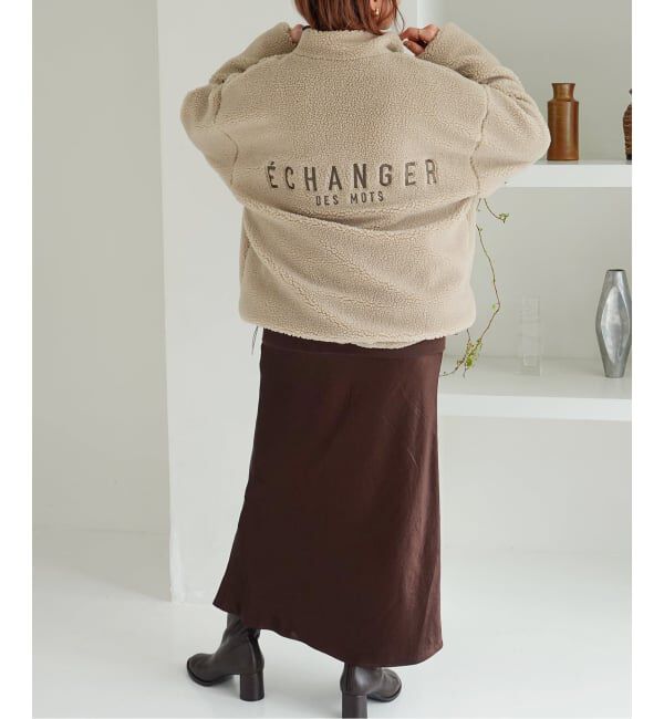 Spick and Span「《WEB限定カラー有り》リバーシブルボアブルゾン」|その他|