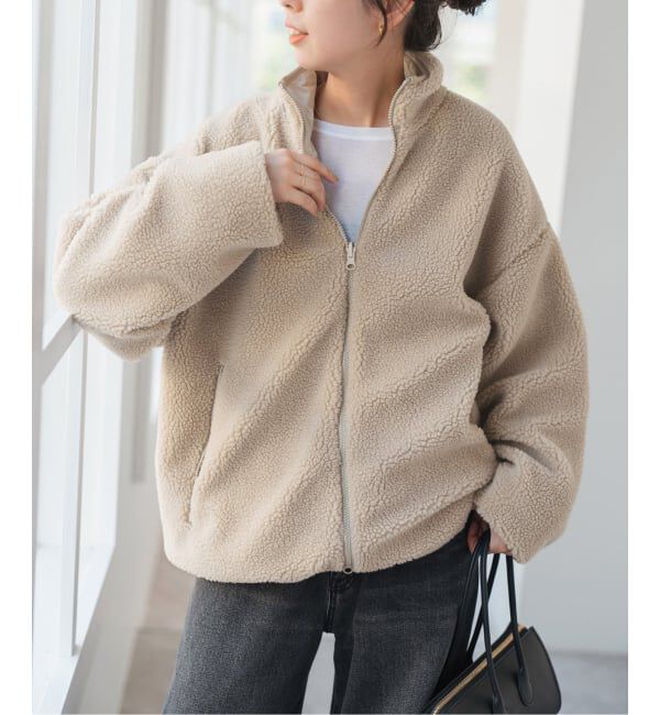 Spick and Span「《WEB限定カラー有り》リバーシブルボアブルゾン」|その他|