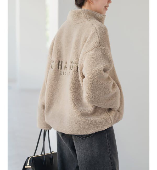 Spick and Span「《WEB限定カラー有り》リバーシブルボアブルゾン」|その他|