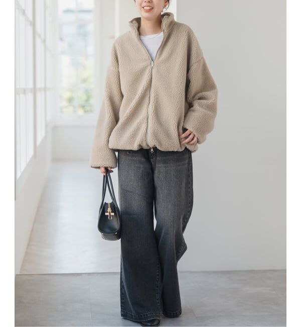 Spick and Span「《WEB限定カラー有り》リバーシブルボアブルゾン」|その他|