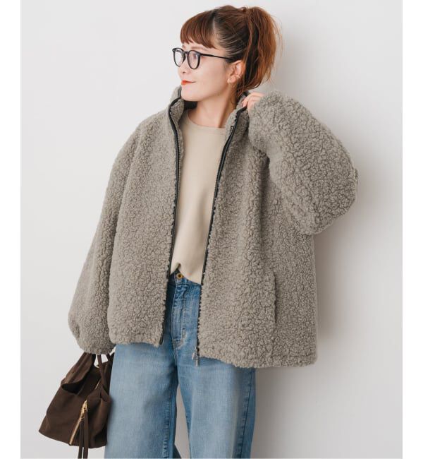 Spick and Span「ZIPBOA BZ / ジップボア ブルゾン」|その他|