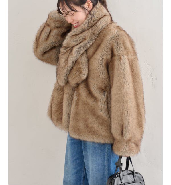 U by SPICK&SPAN「HAVELESS/ハブレス BLAIR FAUX FUR JACKET(マフラー付き)」|その他|