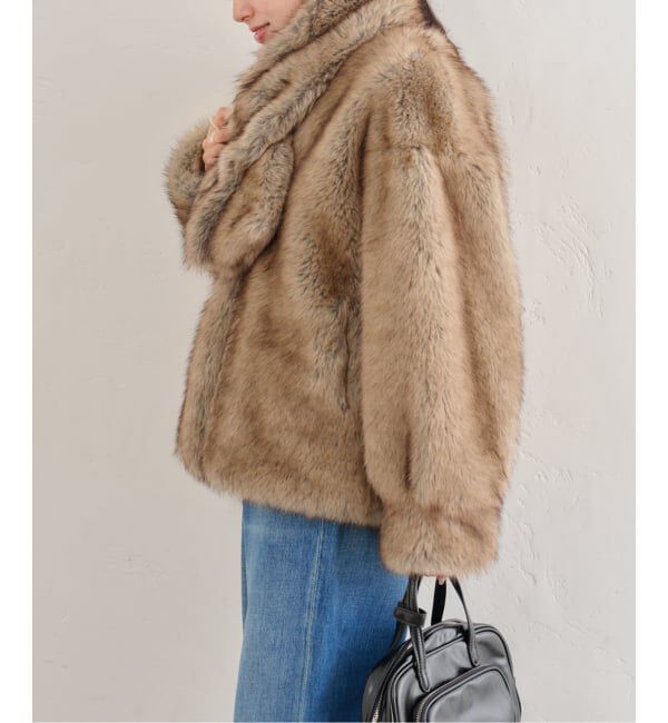 U by SPICK&SPAN「HAVELESS/ハブレス BLAIR FAUX FUR JACKET(マフラー付き)」|その他|