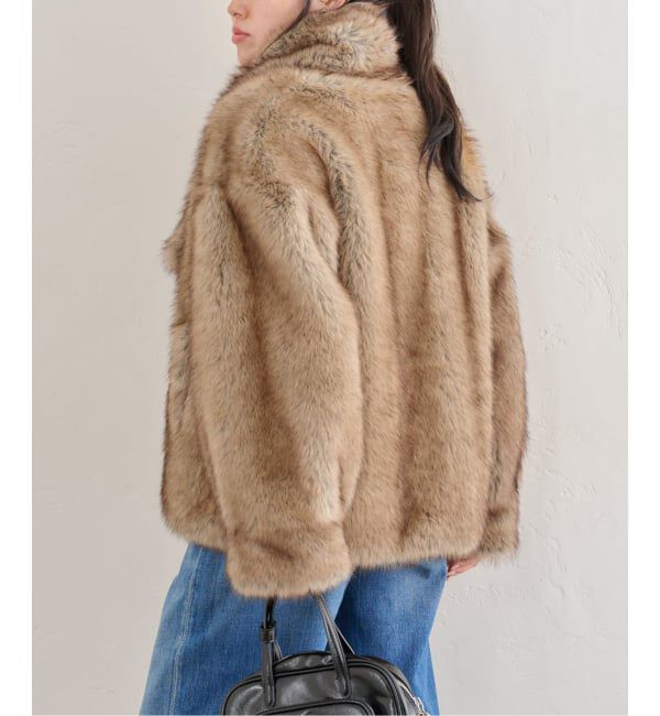 U by SPICK&SPAN「HAVELESS/ハブレス BLAIR FAUX FUR JACKET(マフラー付き)」|その他|