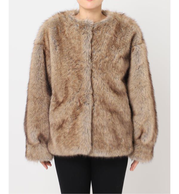 U by SPICK&SPAN「HAVELESS/ハブレス BLAIR FAUX FUR JACKET(マフラー付き)」|その他|