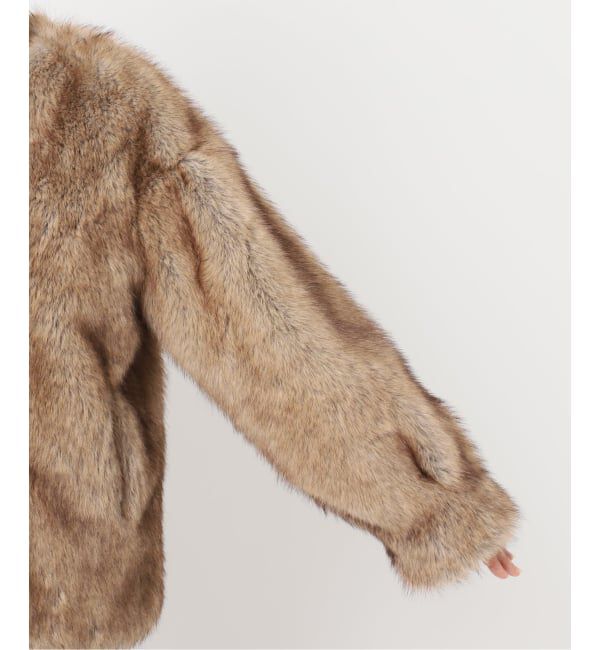 U by SPICK&SPAN「HAVELESS/ハブレス BLAIR FAUX FUR JACKET(マフラー付き)」|その他|