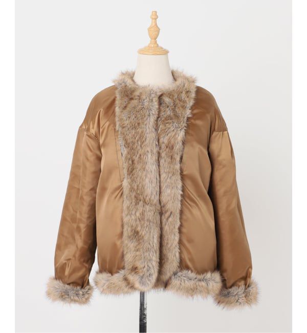 U by SPICK&SPAN「HAVELESS/ハブレス BLAIR FAUX FUR JACKET(マフラー付き)」|その他|