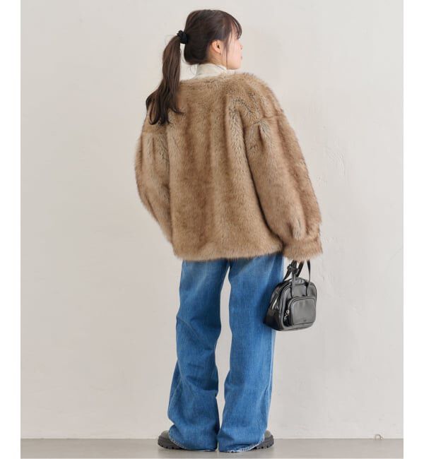 U by SPICK&SPAN「HAVELESS/ハブレス BLAIR FAUX FUR JACKET(マフラー付き)」|その他|