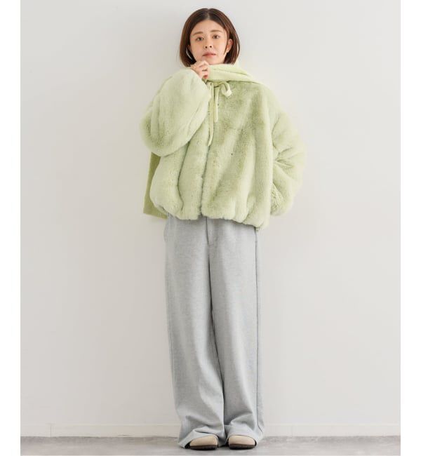 U by SPICK&SPAN「フェイクファージップブルゾン」|その他|