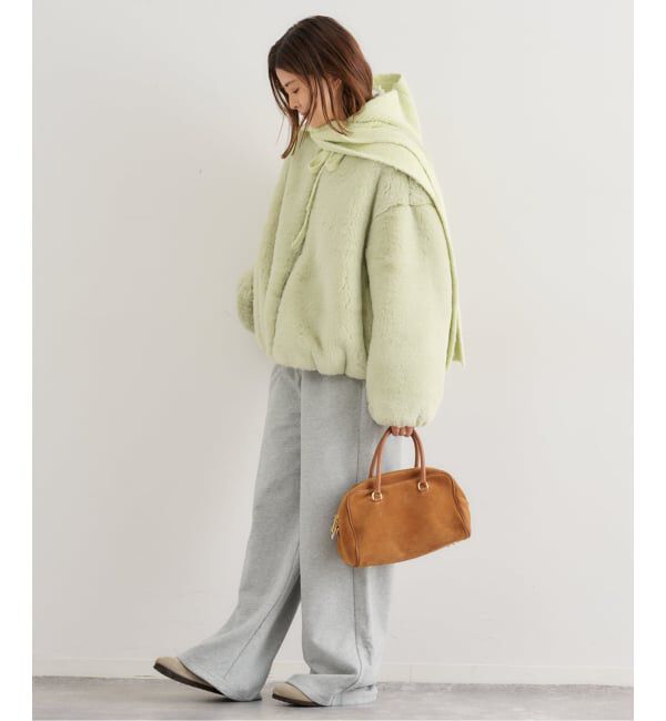 U by SPICK&SPAN「フェイクファージップブルゾン」|その他|