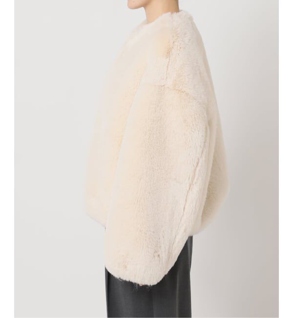 U by SPICK&SPAN「フェイクファージップブルゾン」|その他|