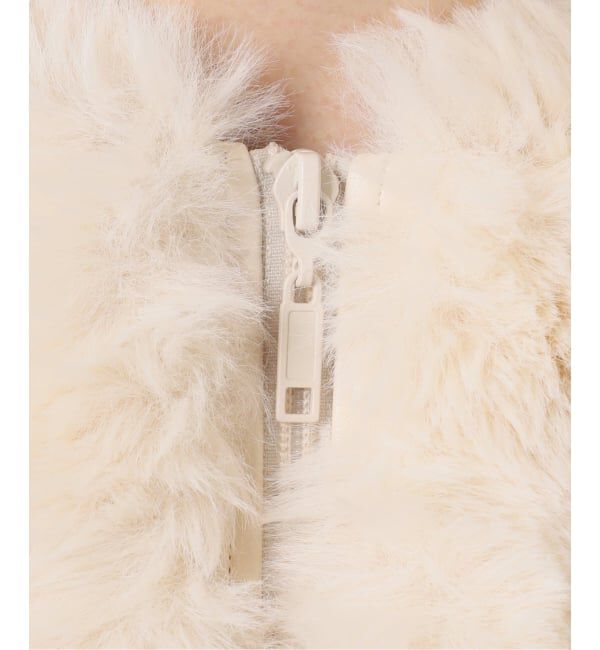 U by SPICK&SPAN「フェイクファージップブルゾン」|その他|