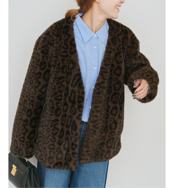 Spick and Span「レオパードファージャケット」|その他|