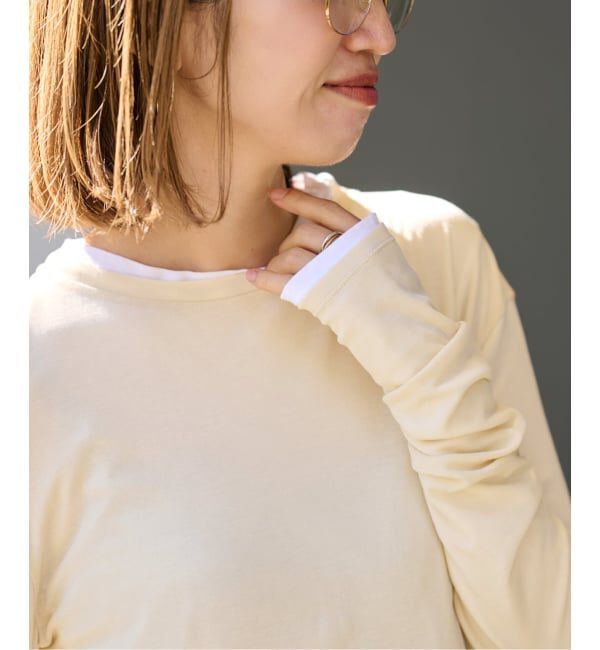 FRAMeWORK「≪追加≫HTシアーロングTee NEW 2」|Tシャツ・カットソー|