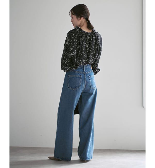 NOBLE「スタンドフリルボウタイブラウス」|シャツ・ブラウス|