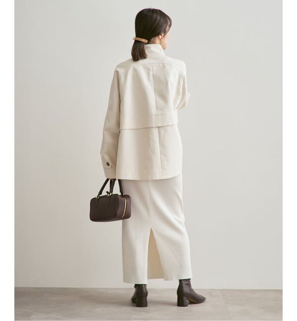 NOBLE「《追加予約》コットンダブルクロススタンドショートコート」|その他|