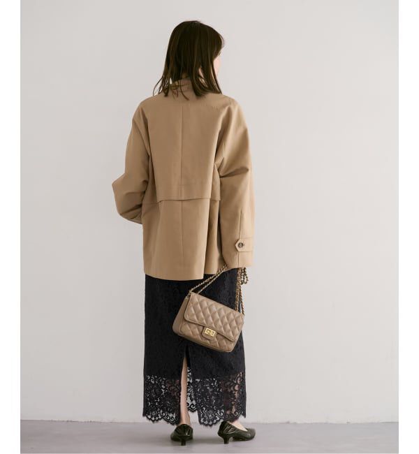 NOBLE「《追加予約》コットンダブルクロススタンドショートコート」|その他|