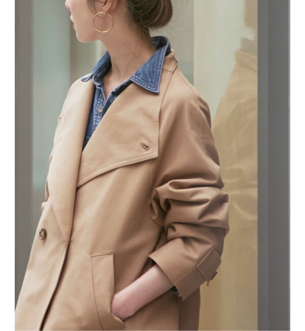 NOBLE「《追加予約》コットンダブルクロススタンドショートコート」|その他|