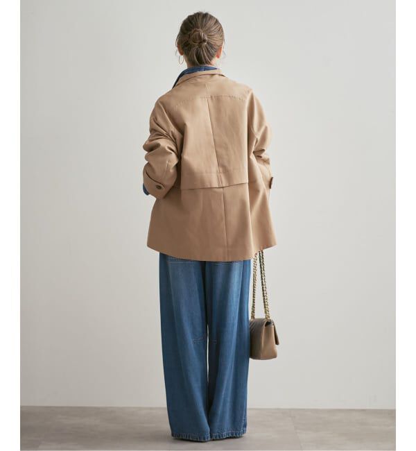 NOBLE「《追加予約》コットンダブルクロススタンドショートコート」|その他|