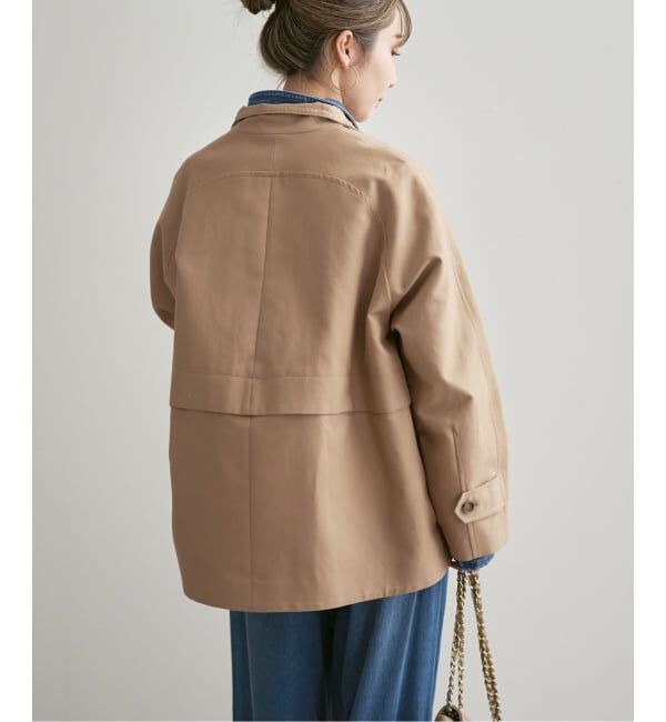 NOBLE「《追加予約》コットンダブルクロススタンドショートコート」|その他|