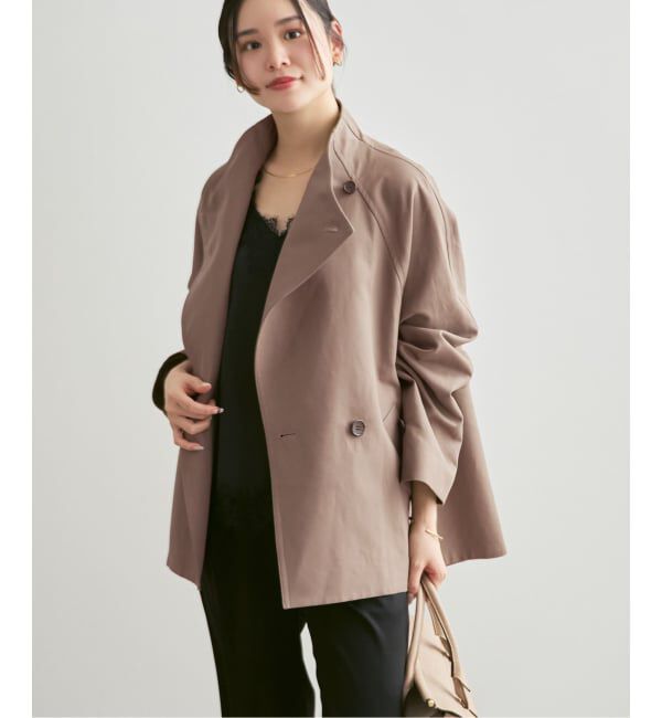 NOBLE「《追加予約》コットンダブルクロススタンドショートコート」|その他|