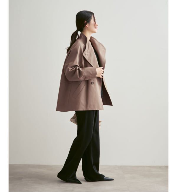 NOBLE「《追加予約》コットンダブルクロススタンドショートコート」|その他|