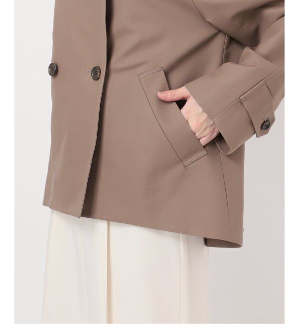 NOBLE「《追加予約》コットンダブルクロススタンドショートコート」|その他|