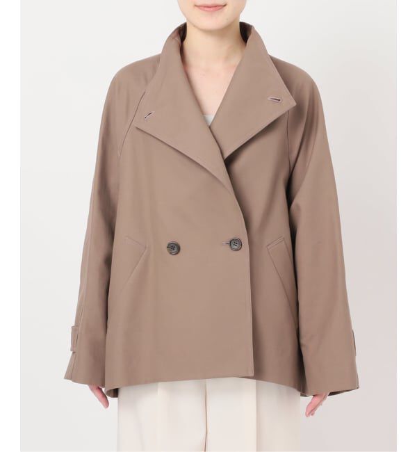 NOBLE「《追加予約》コットンダブルクロススタンドショートコート」|その他|